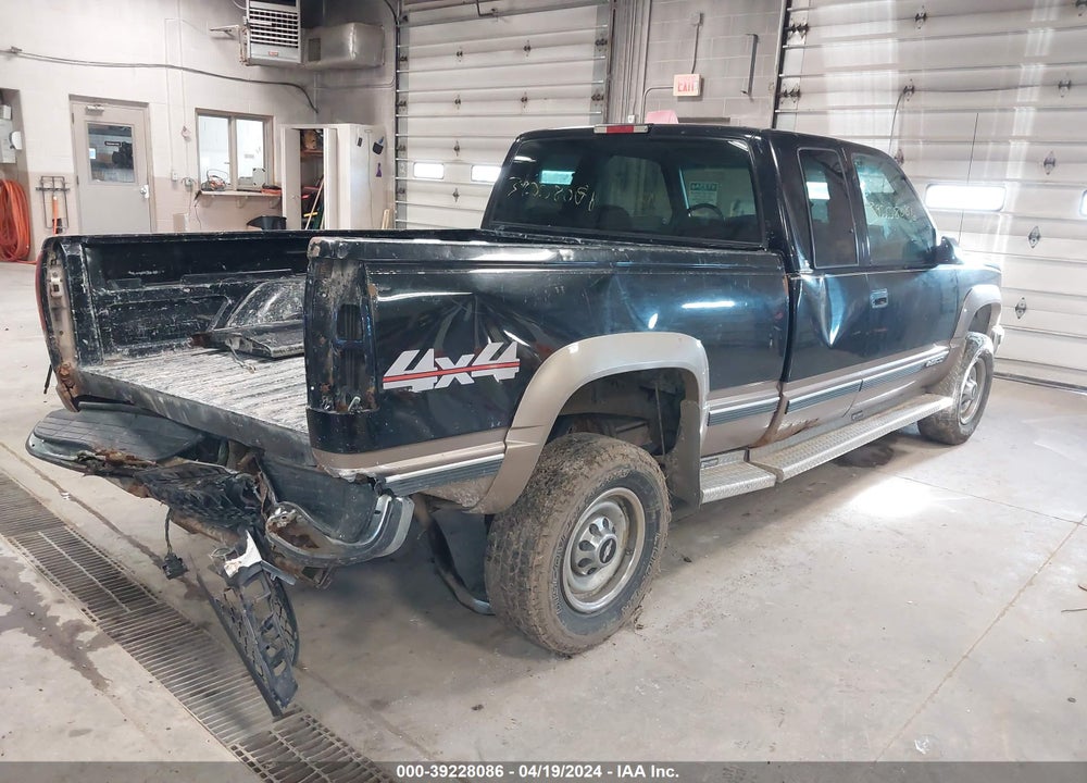 1998 CHEVROLET K2500 FLEETSIDE VIN: 1GCGK29J1WE179385