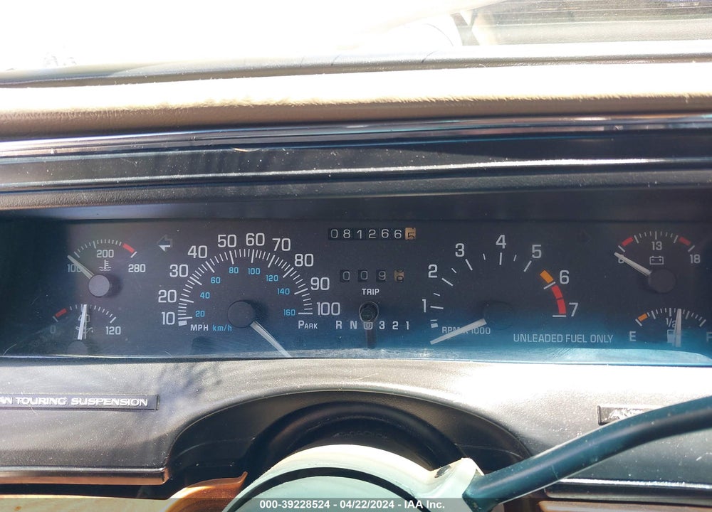 1998 BUICK LESABRE LIMITED CMI VIN: 1G4HR52K0WH543259