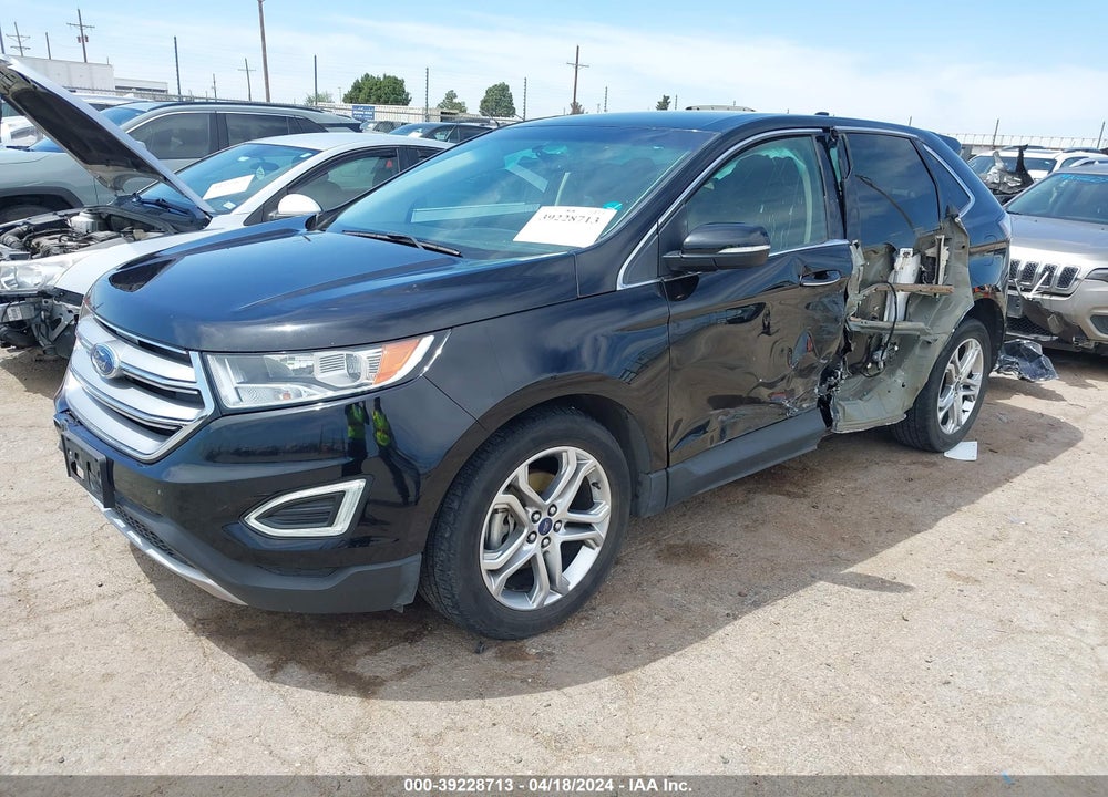 2018 FORD EDGE TITANIUM VIN: 2FMPK3K93JBB74971