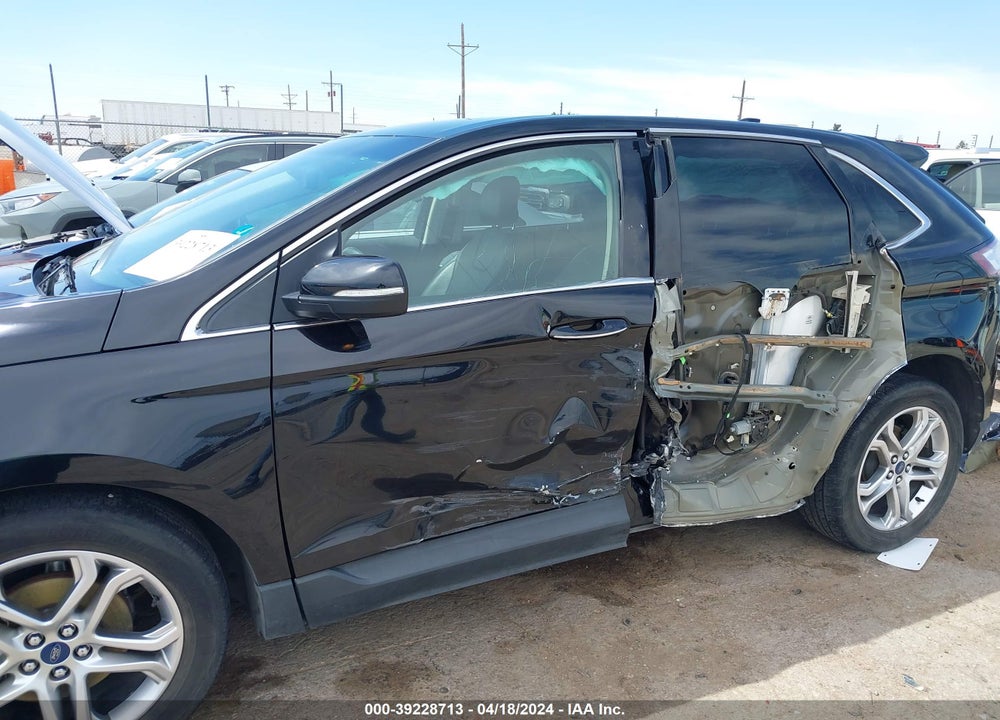 2018 FORD EDGE TITANIUM VIN: 2FMPK3K93JBB74971