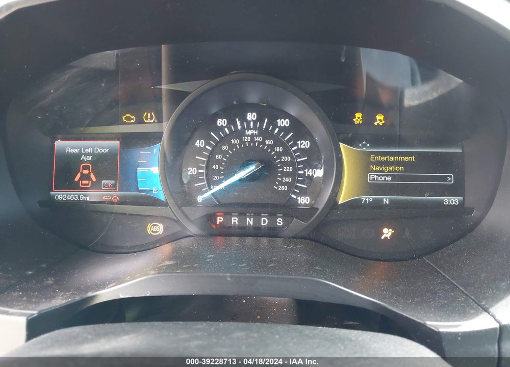 2018 FORD EDGE TITANIUM VIN: 2FMPK3K93JBB74971