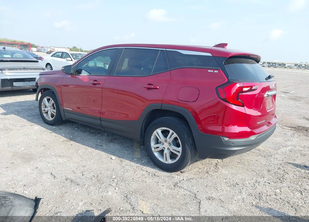 2021 GMC TERRAIN FWD SLE VIN: 3GKALMEV8ML316573