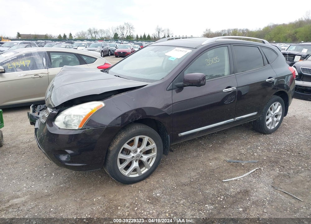 2013 NISSAN ROGUE SV W/SL PKG VIN: JN8AS5MV7DW107605