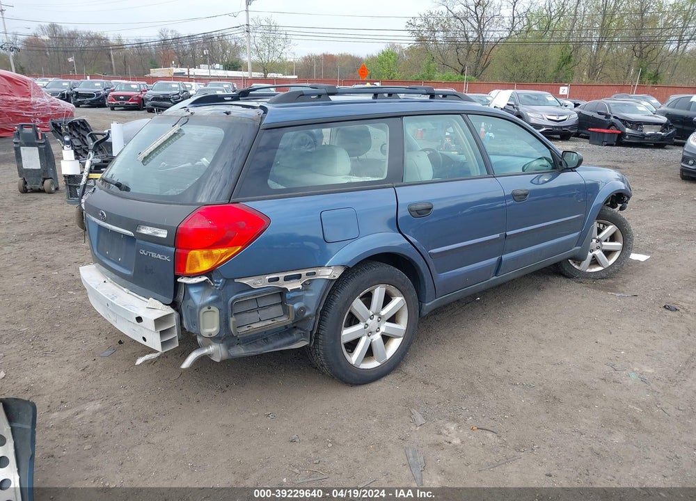 2006 SUBARU OUTBACK 2.5I VIN: 4S4BP61C366353107