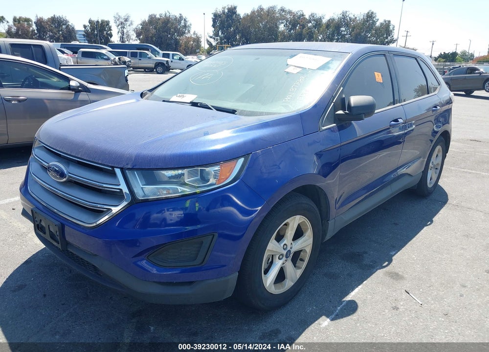 2015 FORD EDGE SE VIN: 2FMTK3G92FBB77682