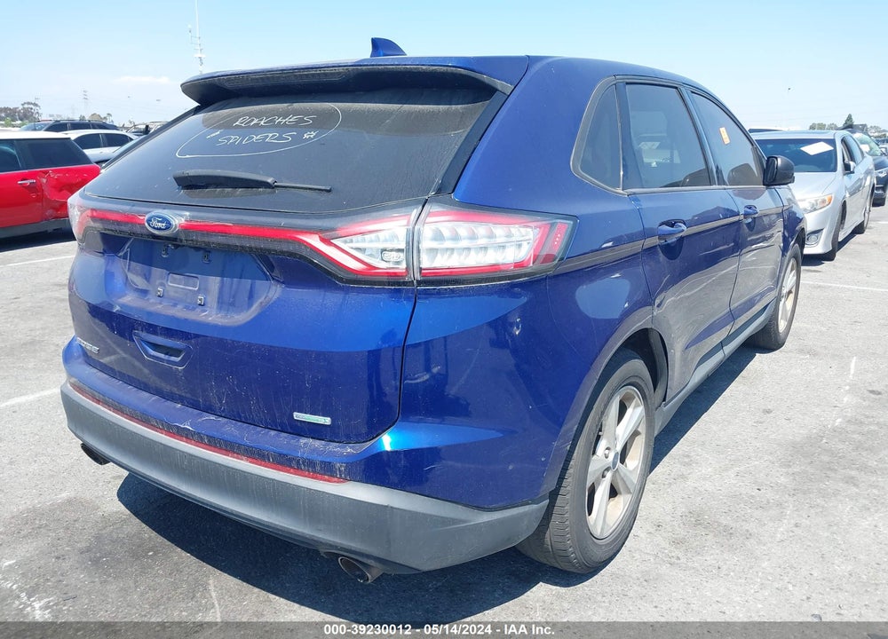 2015 FORD EDGE SE VIN: 2FMTK3G92FBB77682