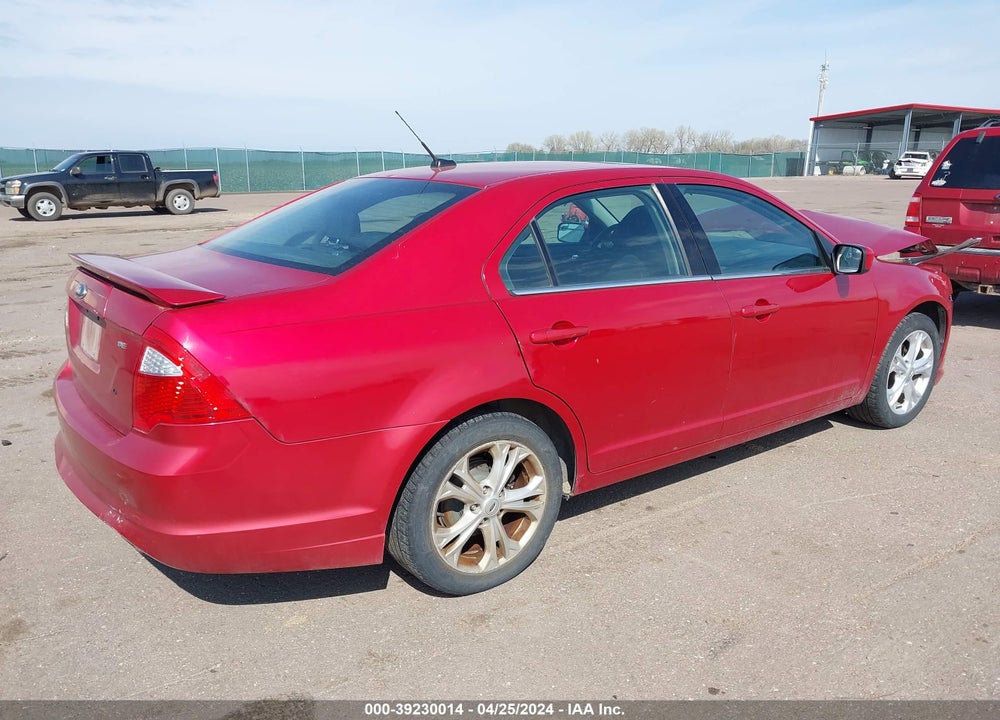 2012 FORD FUSION SE VIN: 3FAHP0HA5CR310344