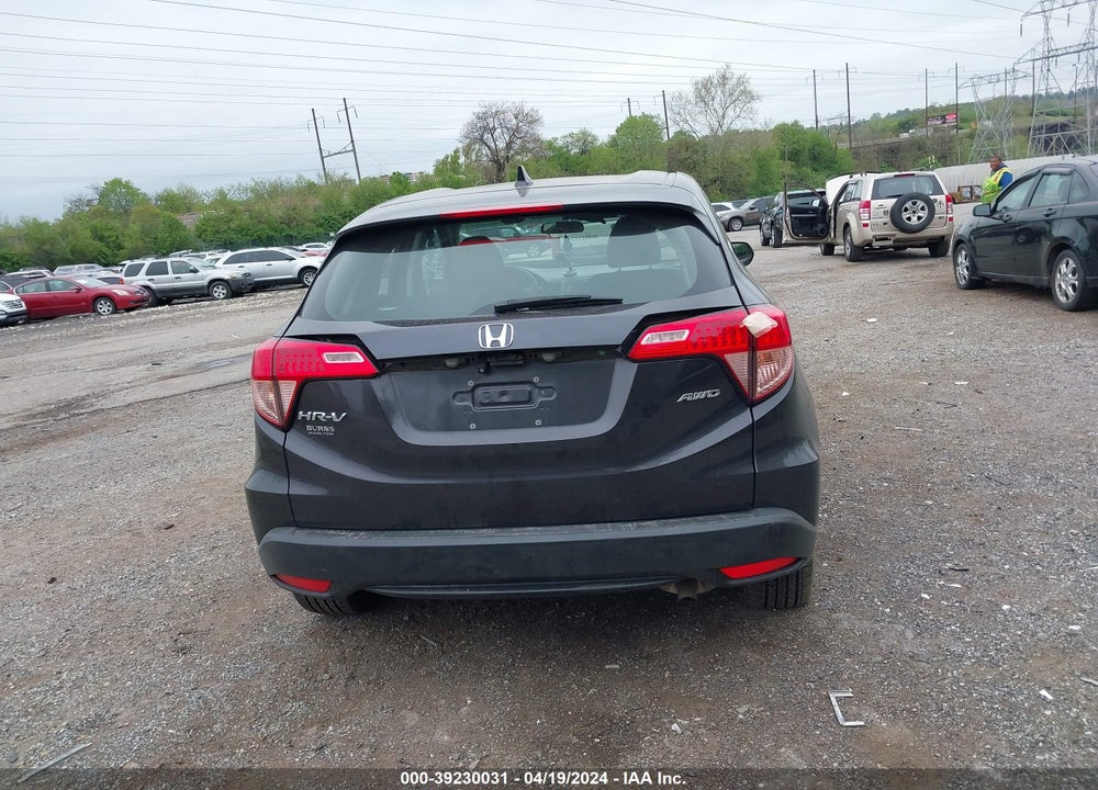2016 HONDA HR-V LX VIN: 3CZRU6H37GM710186