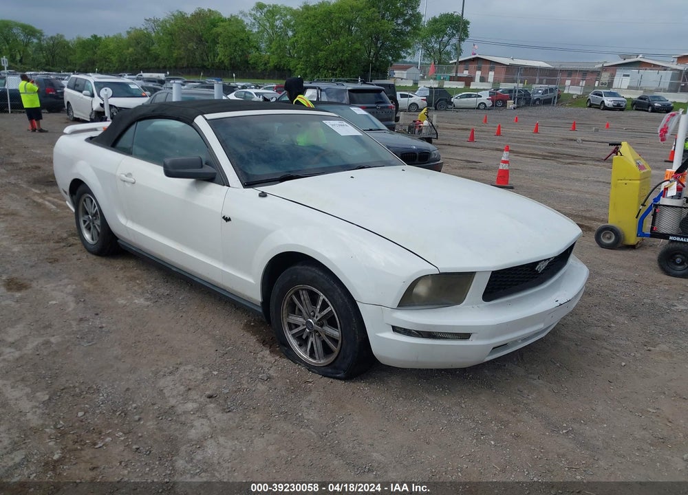 2005 FORD MUSTANG VIN: 1ZVFT84N555189452