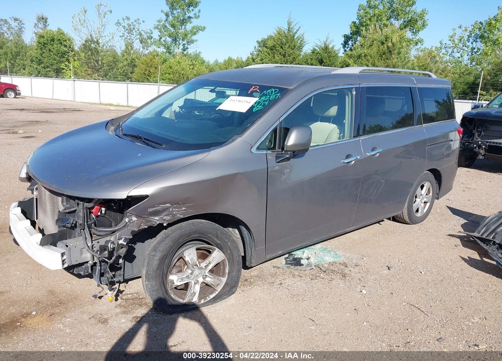 2017 NISSAN QUEST SV VIN: JN8AE2KP2H9166530