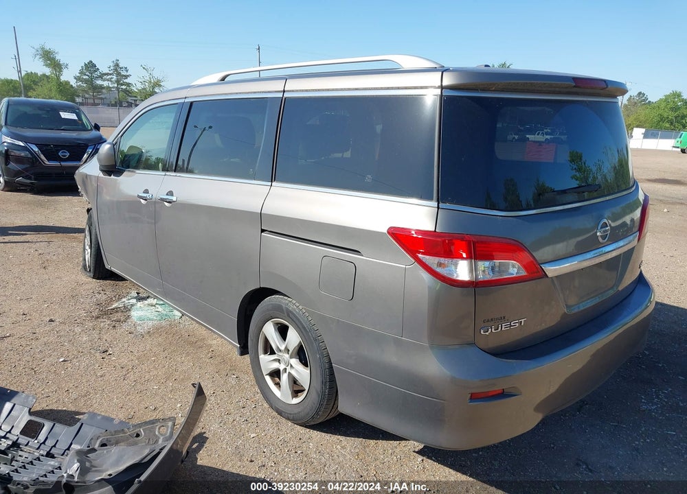 2017 NISSAN QUEST SV VIN: JN8AE2KP2H9166530