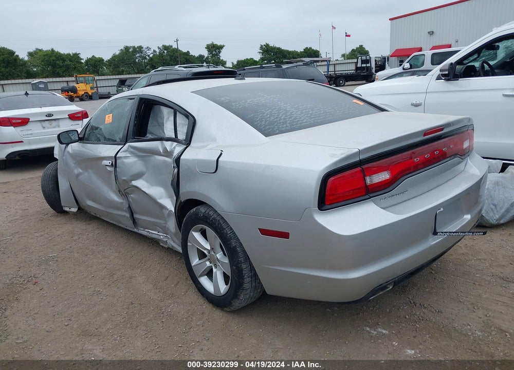 2012 DODGE CHARGER SXT VIN: 2C3CDXHG8CH225024