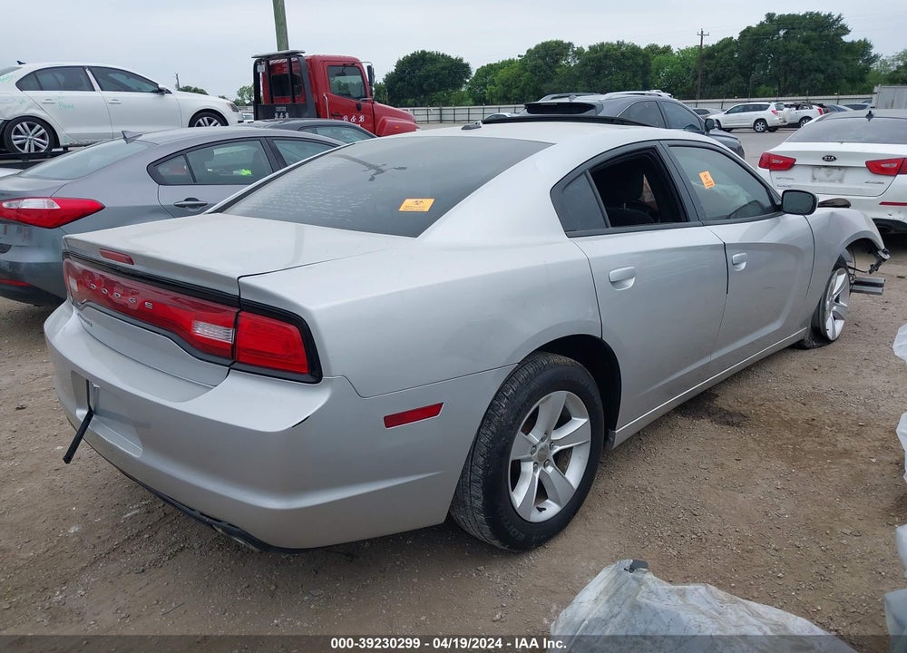 2012 DODGE CHARGER SXT VIN: 2C3CDXHG8CH225024