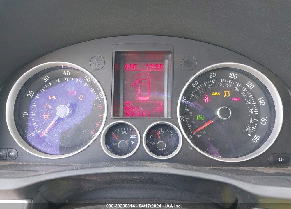 2009 VOLKSWAGEN GLI VIN: 3VWFA71KX9M138894