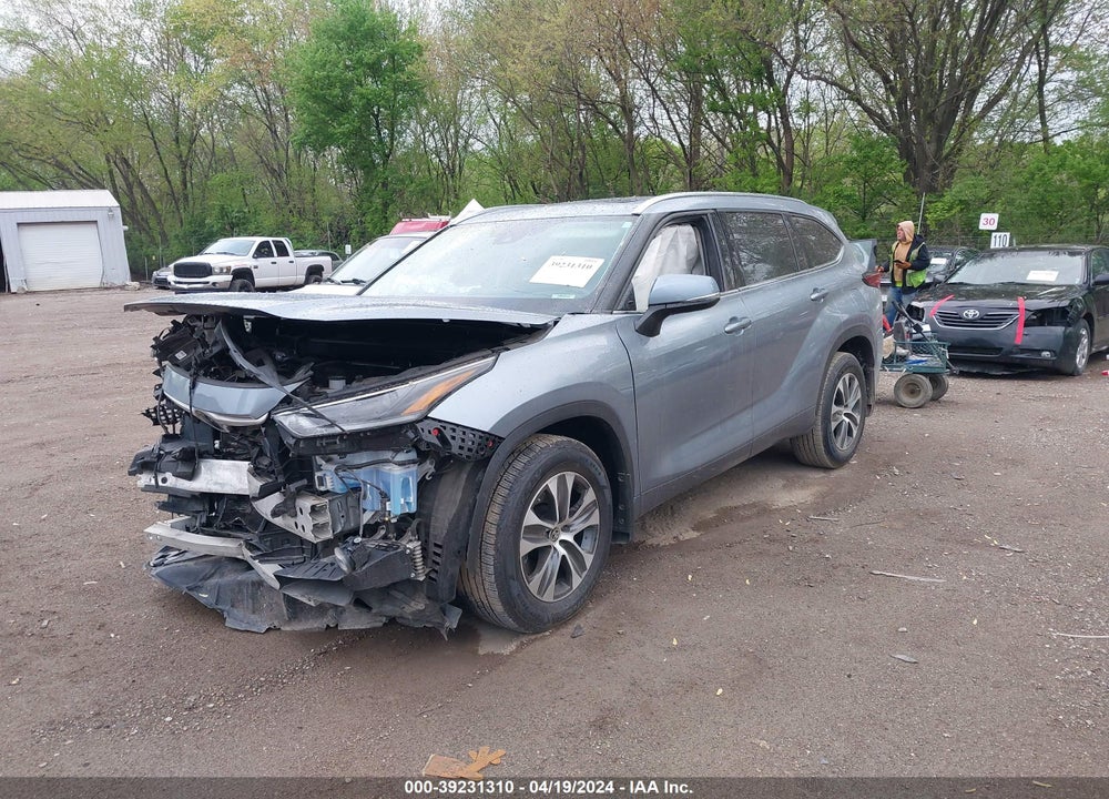 2021 TOYOTA HIGHLANDER VIN: 5TDGZRBH2MS094025