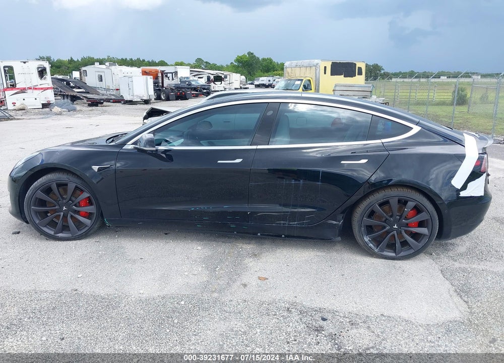 2020 TESLA MODEL 3 PERFORMANCE DUAL MOTOR ALL-WHEEL DRIVE VIN: 5YJ3E1EC4LF669496