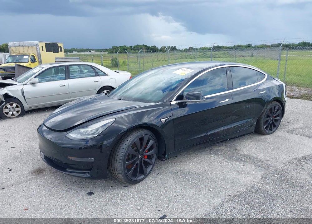 2020 TESLA MODEL 3 PERFORMANCE DUAL MOTOR ALL-WHEEL DRIVE VIN: 5YJ3E1EC4LF669496