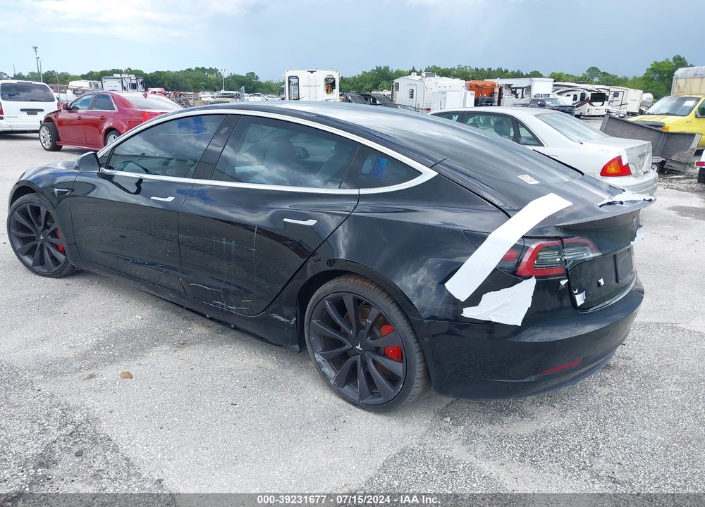 2020 TESLA MODEL 3 PERFORMANCE DUAL MOTOR ALL-WHEEL DRIVE VIN: 5YJ3E1EC4LF669496