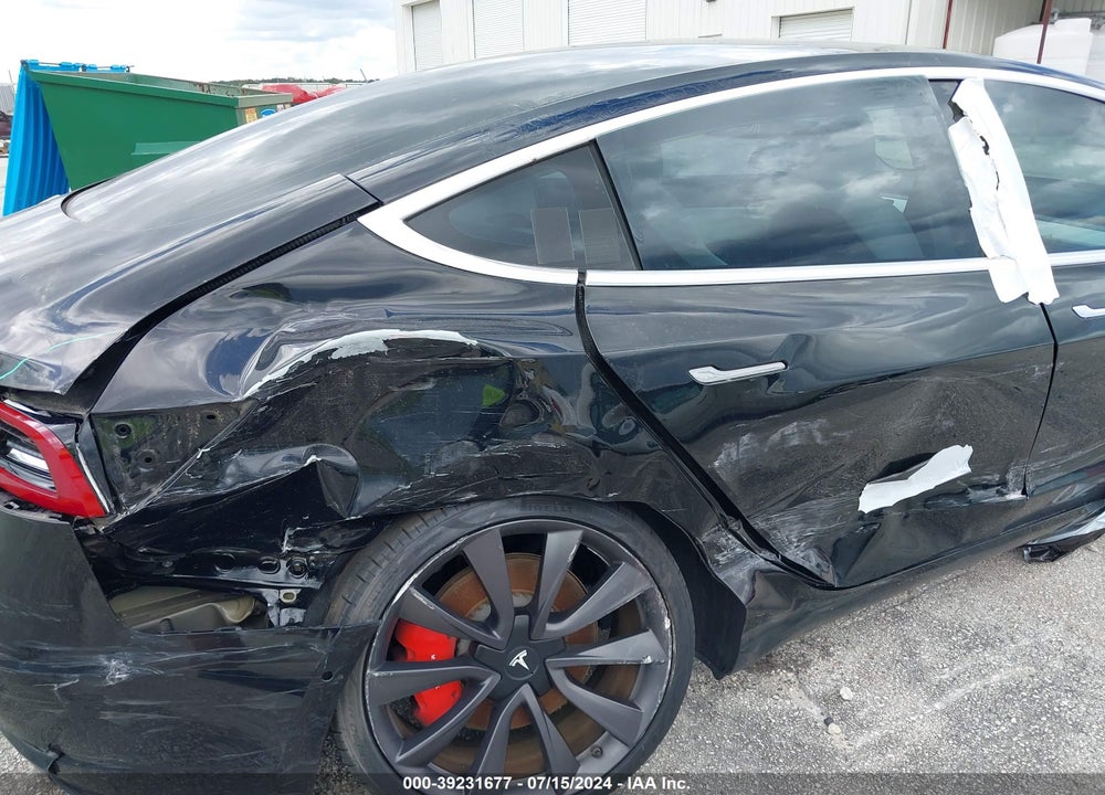 2020 TESLA MODEL 3 PERFORMANCE DUAL MOTOR ALL-WHEEL DRIVE VIN: 5YJ3E1EC4LF669496
