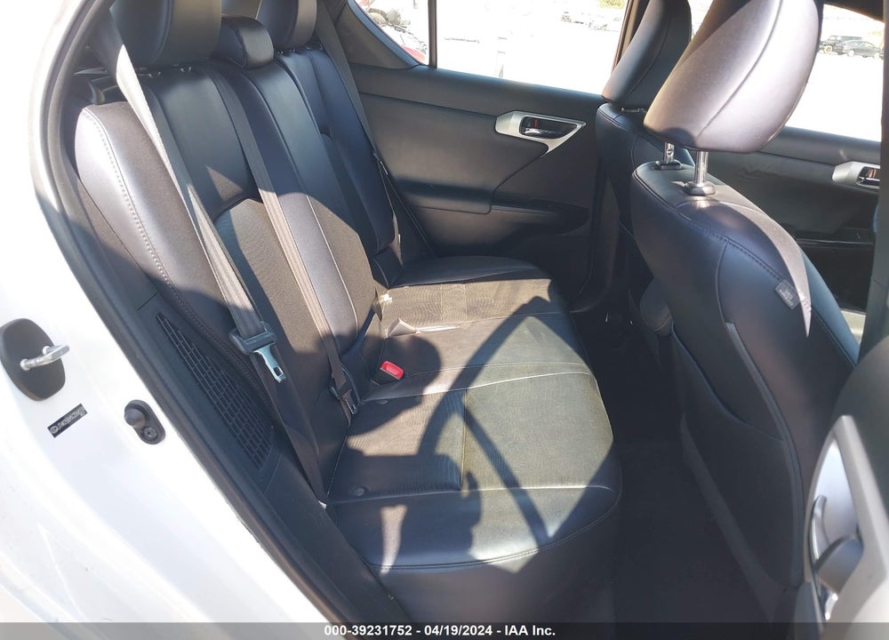2012 LEXUS CT 200H PREMIUM VIN: JTHKD5BH5C2068234