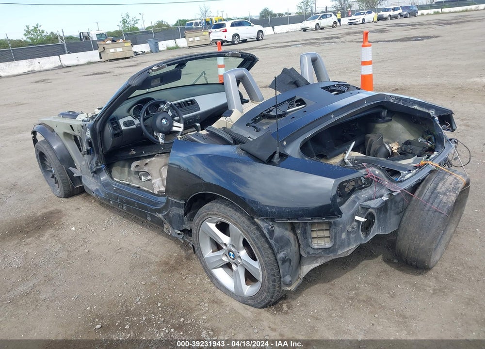 2006 BMW Z4 3.0I VIN: 4USBU33546LW67855