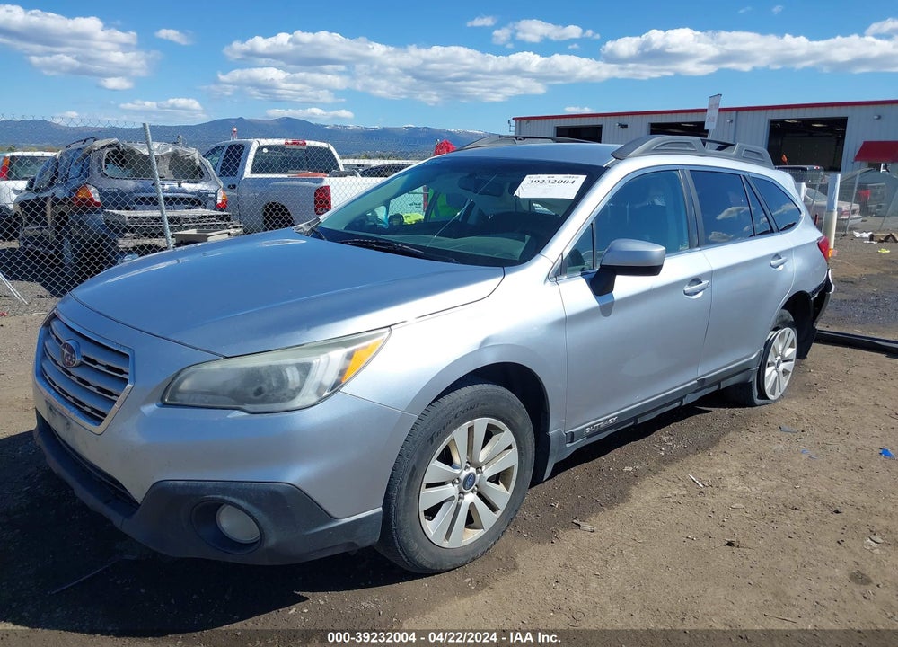 2016 SUBARU OUTBACK 2.5I PREMIUM VIN: 4S4BSACCXG3323409