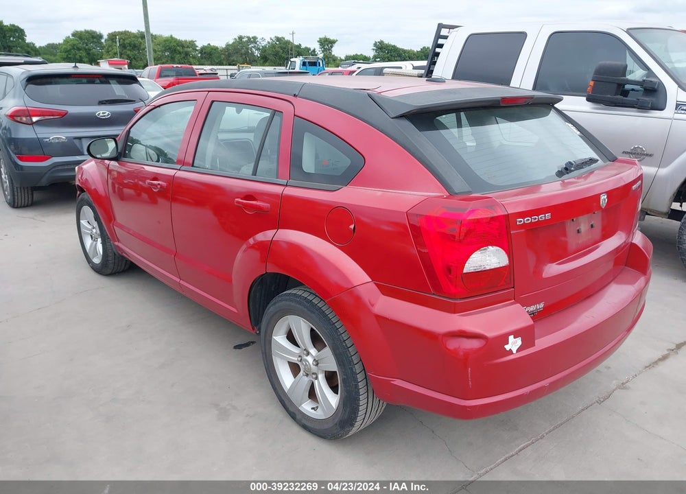 2012 DODGE CALIBER SXT VIN: 1C3CDWDA4CD527631