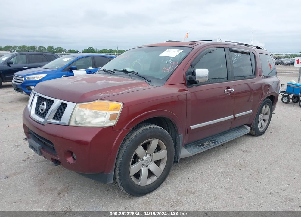 2010 NISSAN ARMADA TITANIUM VIN: 5N1BA0ND5AN605083