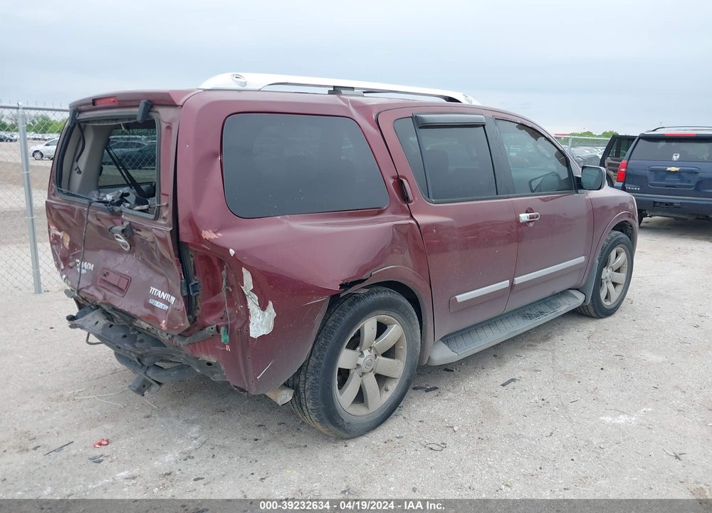 2010 NISSAN ARMADA TITANIUM VIN: 5N1BA0ND5AN605083