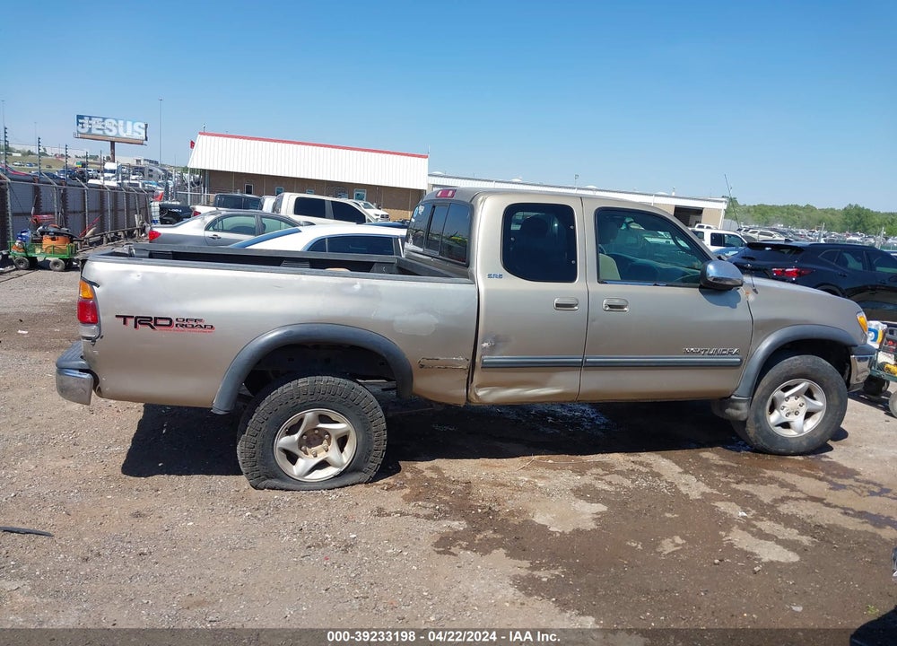 2002 TOYOTA TUNDRA SR5 V8 VIN: 5TBBT44182S284612
