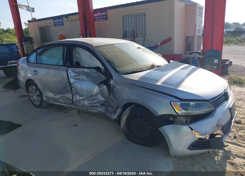 2012 VOLKSWAGEN JETTA 2.5L SE VIN: 3VWDP7AJ7CM338992