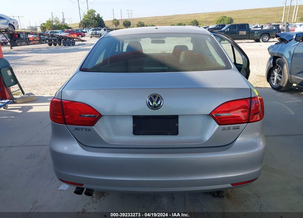 2012 VOLKSWAGEN JETTA 2.5L SE VIN: 3VWDP7AJ7CM338992