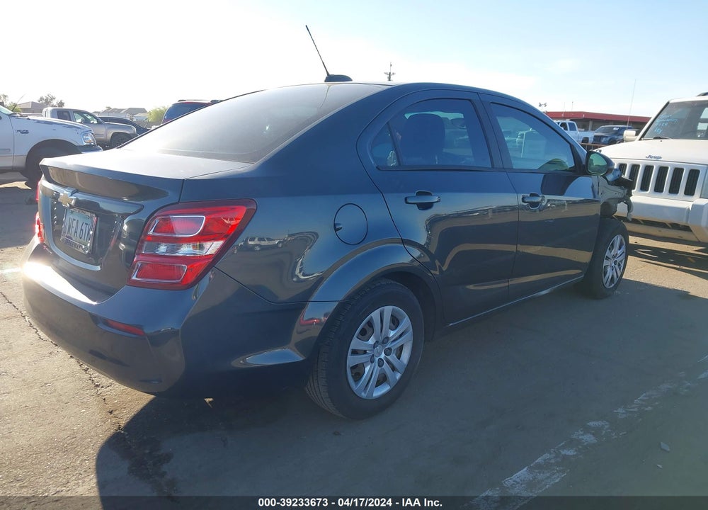 2018 CHEVROLET SONIC LS AUTO VIN: 1G1JB5SH8J4122817