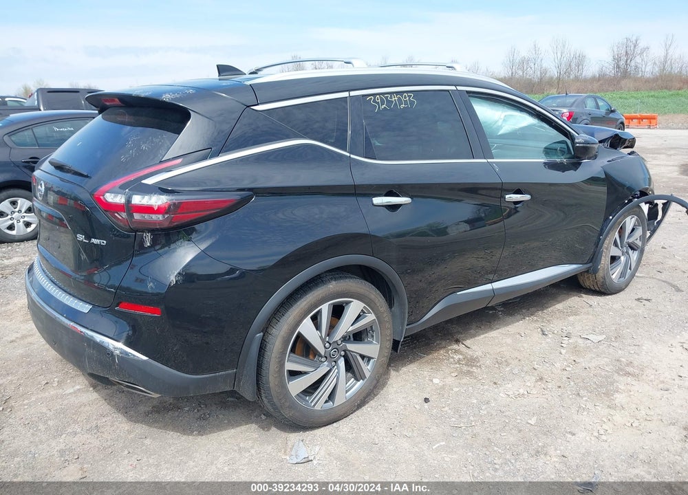 2021 NISSAN MURANO SL INTELLIGENT AWD VIN: 5N1AZ2CS5MC123800