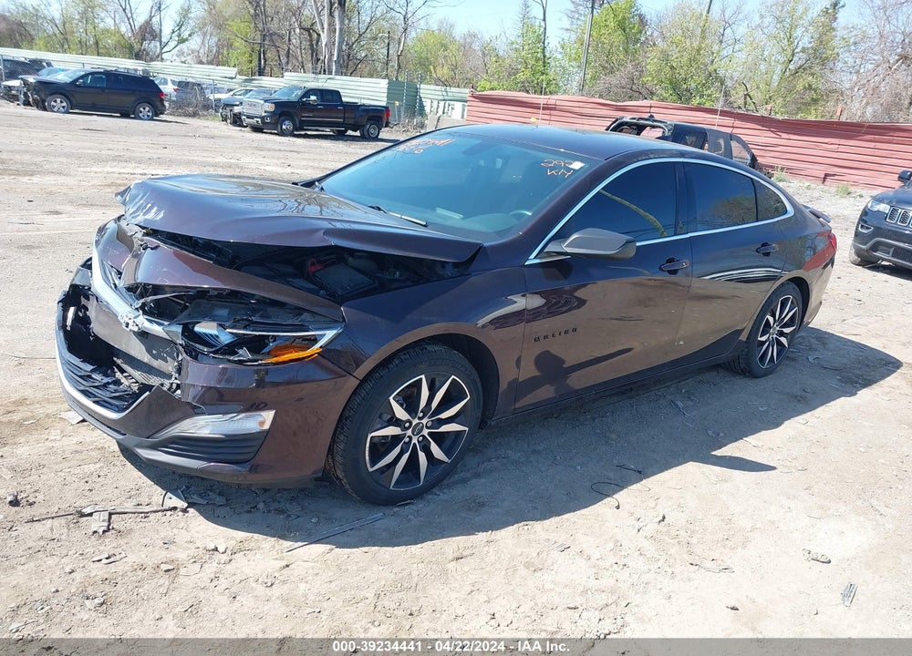 2020 CHEVROLET MALIBU FWD RS VIN: 1G1ZG5ST9LF142929