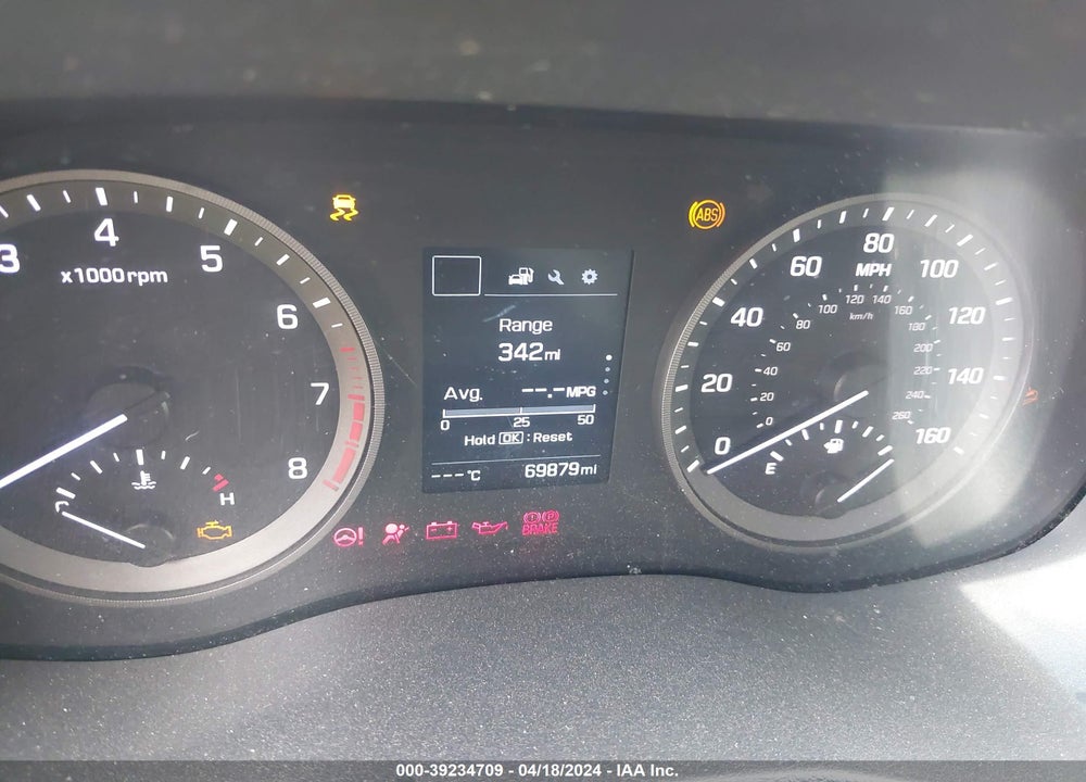 2018 HYUNDAI TUCSON SEL VIN: KM8J33A42JU754800