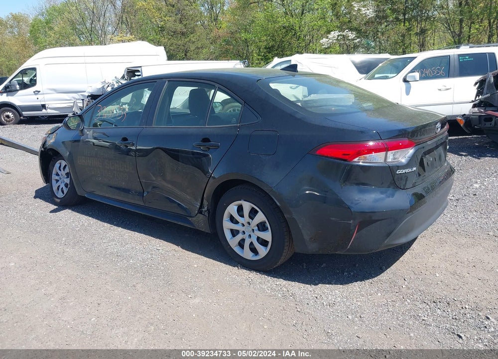2024 TOYOTA COROLLA LE VIN: JTDB4MEE8R3023630