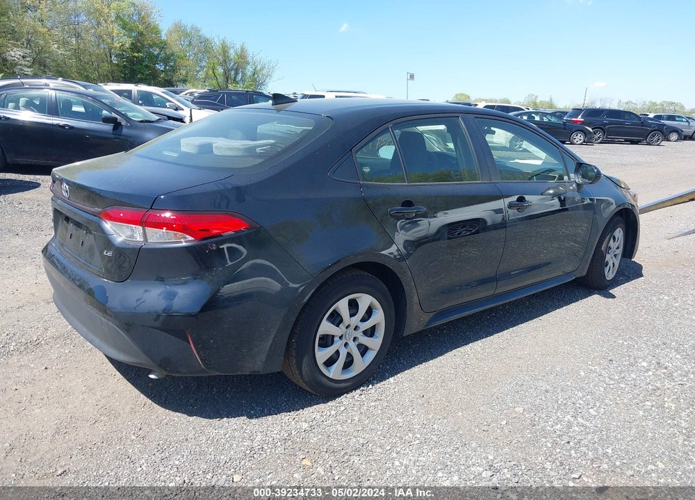 2024 TOYOTA COROLLA LE VIN: JTDB4MEE8R3023630