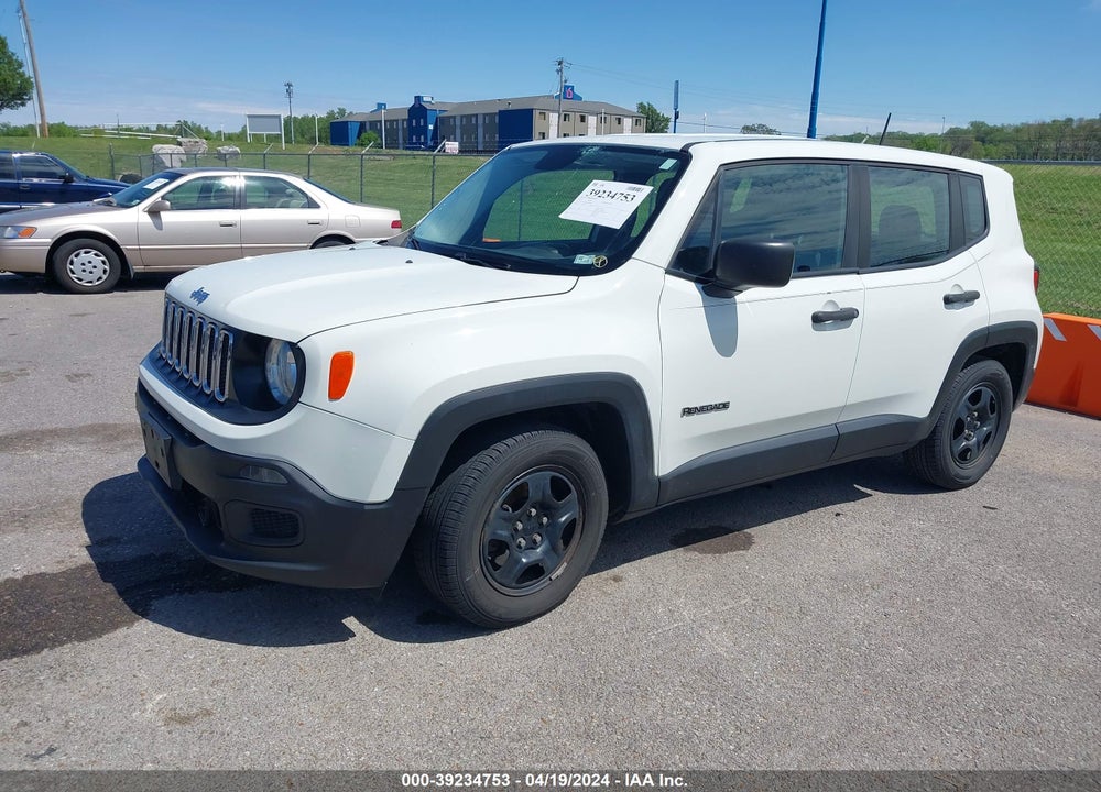 2017 JEEP RENEGADE SPORT FWD VIN: ZACCJAAB0HPF96961