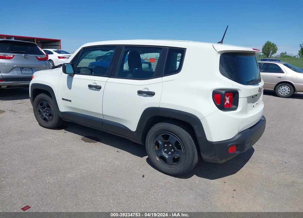 2017 JEEP RENEGADE SPORT FWD VIN: ZACCJAAB0HPF96961