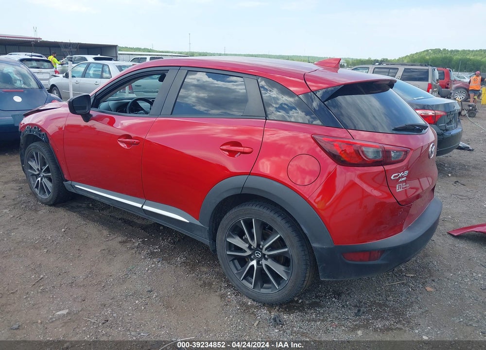 2016 MAZDA CX-3 GRAND TOURING VIN: JM1DKBD79G0111669