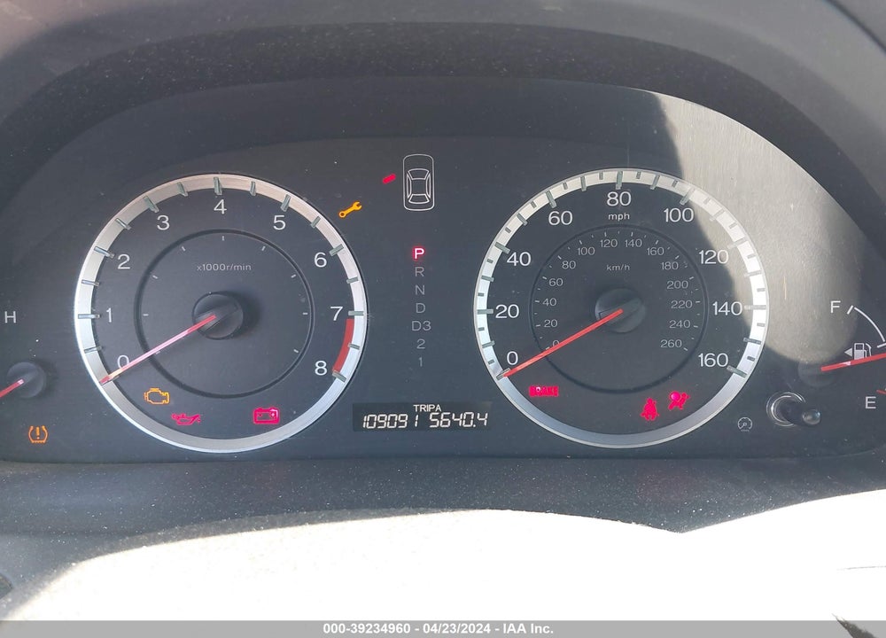 2010 HONDA ACCORD 2.4 EX-L VIN: 1HGCP2F83AA026705