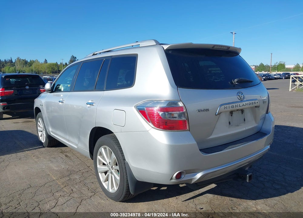 2009 TOYOTA HIGHLANDER HYBRID LIMITED VIN: JTEEW44A692028073