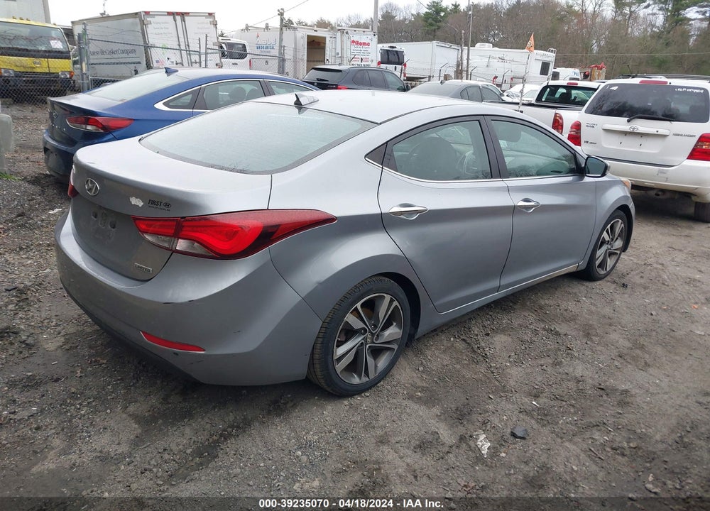 2015 HYUNDAI ELANTRA LIMITED VIN: 5NPDH4AE4FH630045