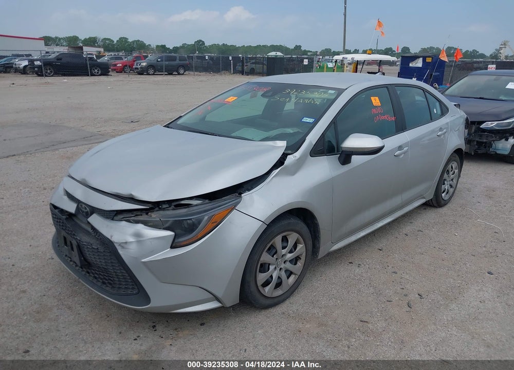 2022 TOYOTA COROLLA LE VIN: 5YFEPMAE2NP282156