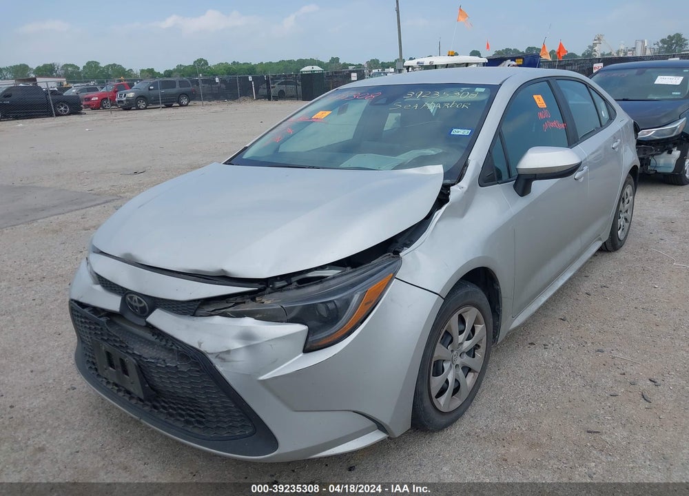 2022 TOYOTA COROLLA LE VIN: 5YFEPMAE2NP282156