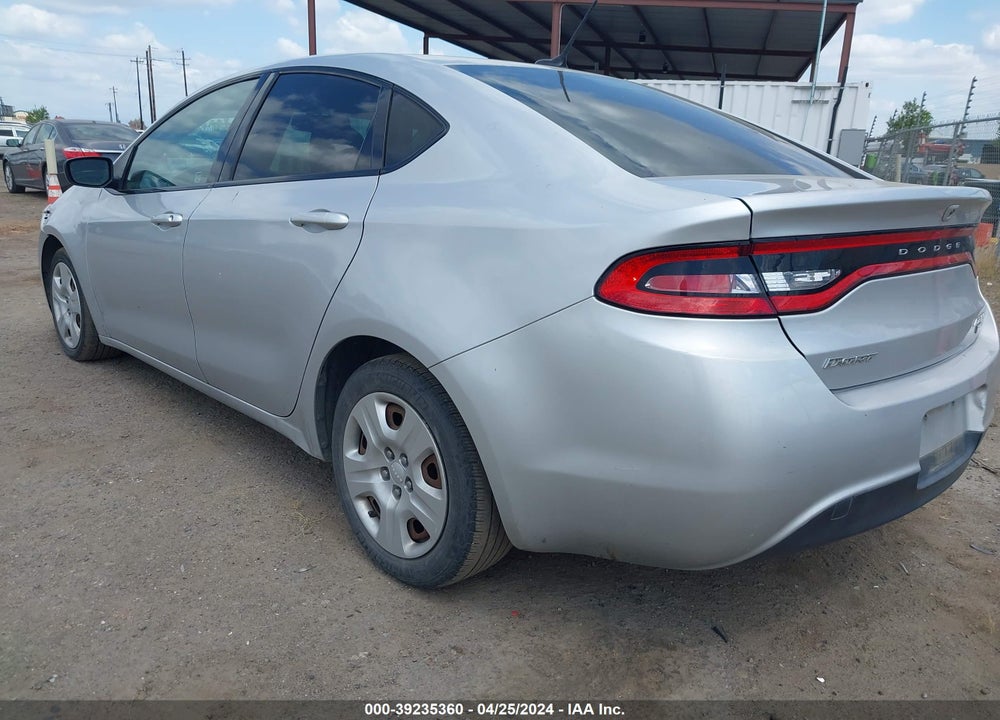 2013 DODGE DART AERO VIN: 1C3CDFAH5DD306333