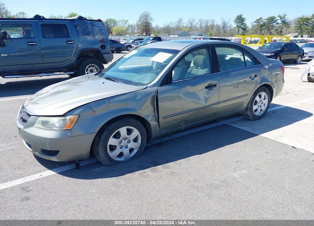 2008 HYUNDAI SONATA GLS VIN: 5NPET46C88H389992