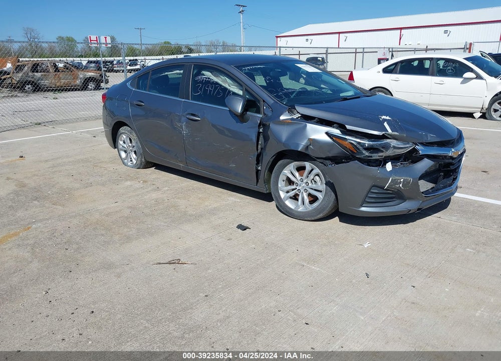 2019 CHEVROLET CRUZE LT VIN: 1G1BE5SMXK7123105