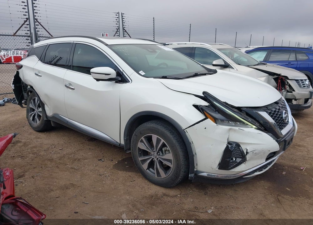 2020 NISSAN MURANO SV FWD VIN: 5N1AZ2BJ1LN165358